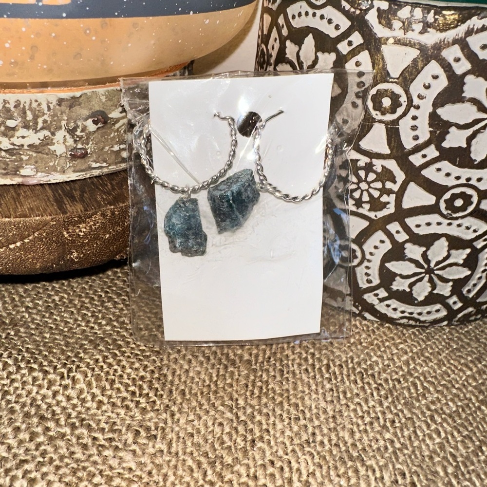 Blue Apatite Earrings